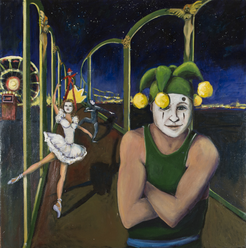 Performing Boy
oil, 36"x36"