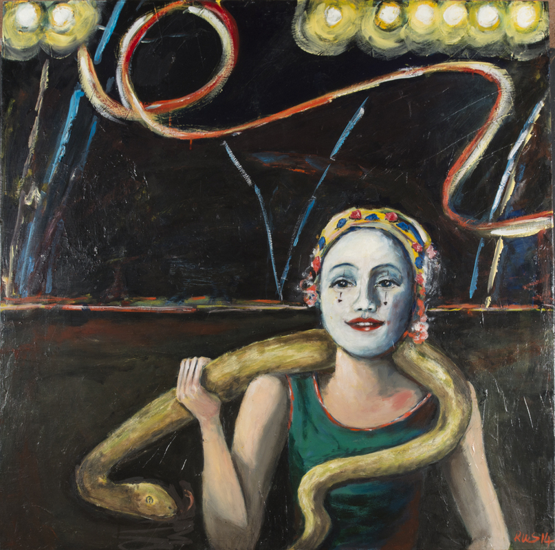 Performing Girl
oil, 36"x36"
