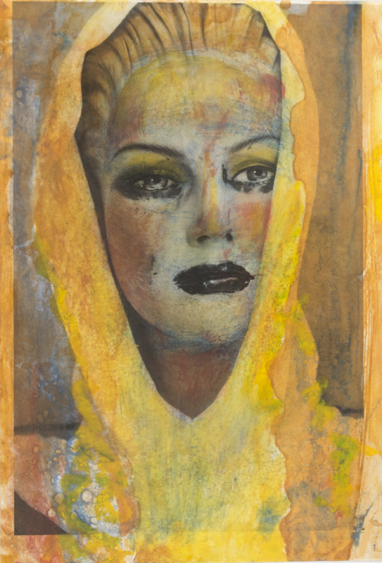 Encaustic Mono print with Photo
Mannequin #4
27"x38"