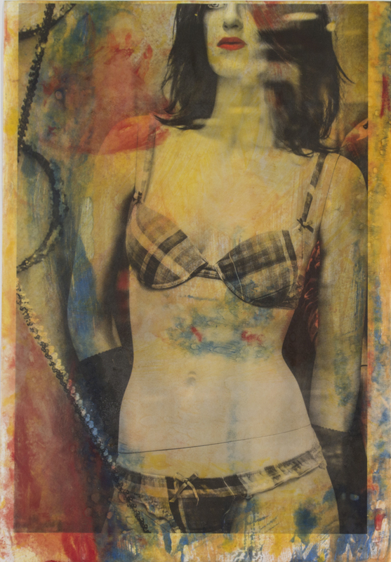 Encaustic Mono print with Photo
Mannequin #2
27"x38"