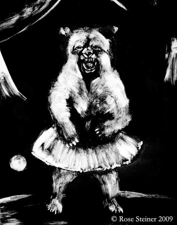 Dancing Bear
Mono Print, 22"x28"